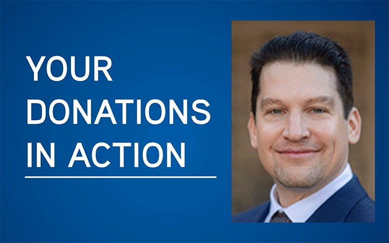 Feature Card for Ophir Vermesh, MD, PhD, Your Donations in Action